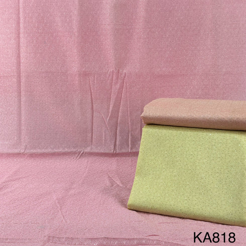 Embroidered Sequins Chanderi Fabric-KA818